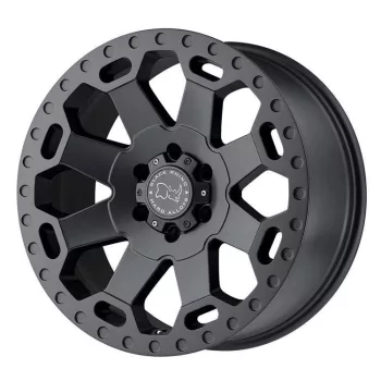   Jantă din aluminiu 18x8 ET30 5x127 Matte Gunmetal Warlord Black Rhino