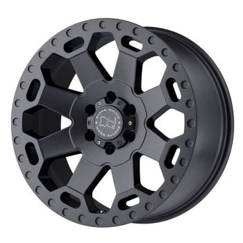   Jantă din aluminiu 18x8 ET35 5x120 Matte Gunmetal Warlord Black Rhino
