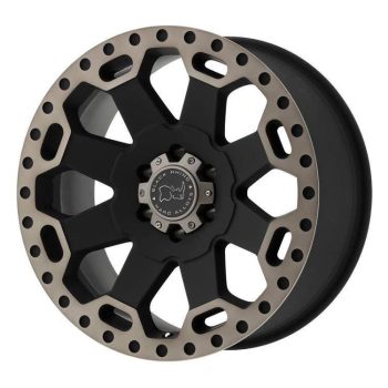   Jantă din aluminiu 18x8 ET35 5x120 Matte Black/Machine Dark Warlord Black Rhino