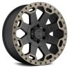   Jantă din aluminiu 18x8 ET35 5x120 Matte Black/Machine Dark Warlord Black Rhino