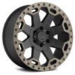 Jantă din aluminiu 18x8 ET35 5x120 Matte Black/Machine Dark Warlord Black Rhino
