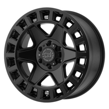   Jantă din aluminiu 18x8 ET35 5x120 Matte Black York Black Rhino