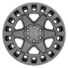   Jantă din aluminiu 18x8 ET52 6x130 Matte Gunmetal York Black Rhino