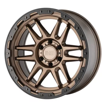   Jantă din aluminiu 18x9 ET-18 5x127 Matte Bronze/Black Lip Edge Apache Black Rhino