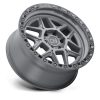   Jantă din aluminiu 18x9 ET0 5x127 Battleship Gray W/ Black Ring Kelso Black Rhino