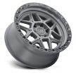 Jantă din aluminiu 18x9 ET0 5x127 Battleship Gray W/ Black Ring Kelso Black Rhino