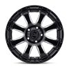   Jantă din aluminiu 18x9 ET12 6x139,7 Gloss Black W/ Milled Spokes Sierra Black Rhino