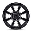 Jantă din aluminiu 18x9 ET12 6x139,7 Gloss Black W/ Milled Spokes Sierra Black Rhino