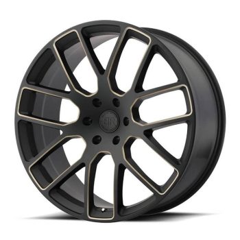   Jantă din aluminiu 20x9 ET0 6x139,7 Matte Black/Dark Tint Milled Kunene Black Rhino
