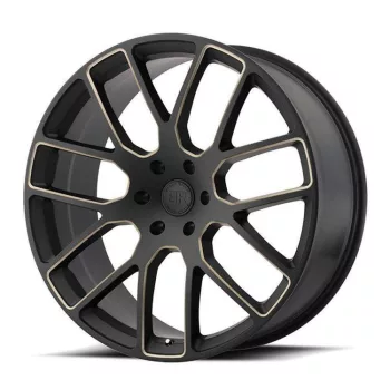   Jantă din aluminiu 20x9 ET25 5x150 Matte Black/Dark Tint Milled Kunene Black Rhino