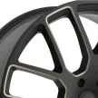 Jantă din aluminiu 20x9 ET25 5x150 Matte Black/Dark Tint Milled Kunene Black Rhino