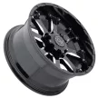 Jantă din aluminiu 20x9 ET12 6x135 Gloss Black Milled Sierra Black Rhino