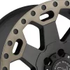   Jantă din aluminiu 20x9 ET0 5x139.7 Matte Black/Machined Dark Warlord Black Rhino