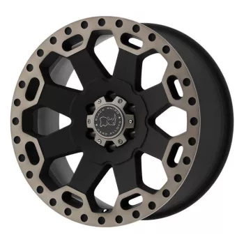   Jantă din aluminiu 20x9 ET12 6x135 Matte Black/Machined Warlord Black Rhino