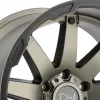   Jantă din aluminiu 20x9.5 ET6 5x127 Matte Bronze Oceano Black Rhino