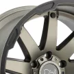 Jantă din aluminiu 20x9.5 ET6 5x127 Matte Bronze Oceano Black Rhino