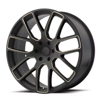   Jantă din aluminiu 22x9.5 ET20 5x139.7 Matte Black/Dark Tint Milled Kunene Black Rhino