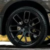   Jantă din aluminiu 22x9.5 ET20 5x139.7 Matte Black/Dark Tint Milled Kunene Black Rhino