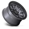   Jantă din aluminiu 17x8.5 ET34 5x120 Matte Gunmetal W/ Matte Black LIP Calico Black Rhino