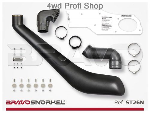 BRAVO SNORKEL TOYOTA HILUX 126 SERIES REVO (2016 - Ulterior) Simplu/Negru