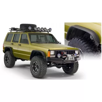   BUSHWACKER Flat Style Sárvédő szélesítés - Jeep Cherokee XJ