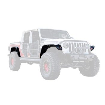   Bushwacker Flat Style sárvédőszélesítés szett - Jeep Gladiator JT 20->