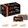 DBA T3 4000 Xtreme Performance Hátsó fék készlet - FJ Cruiser 11-16;Prado 09->