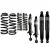 Suspensii EFS +40 mm kit înălțare șasiu JEEP Cherokee KK Liberty 2008-> Benzină