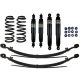 Suspensii EFS +50 mm kit înălțare șasiu  Toyota Land Cruiser HDJ  VDJ 76 lung închis 2007-> ELITE