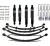 Suspensii EFS +80 mm kit înălțare șasiu  Toyota Land Cruiser FJ HJ 60 61 62 1986-1990 ELITE