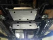 F4x4 Set scuturi aluminiu protecție din 3 buc. Nissan Navara Patrol Y61 (pentru bară F4X4, cutie manuală)