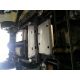 F4x4 Set capac din aluminiu Set 3 piese protejează Nissan Patrol Y61 (pentru bara de protecție originală, cutie de viteze manuală)