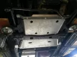 F4x4 Set capac din aluminiu Set 3 piese protejează Nissan Patrol Y61 (pentru bara de protecție originală, cutie de viteze manuală)