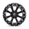   Alloy Wheel 17x9 ET1 8x165.1 D546 Assault Matte Black Milled Fuel
