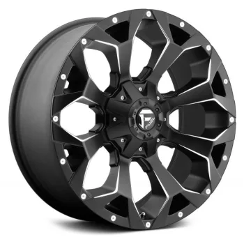   Alumínium felni 20x10 ET-18 5x127/5x114.3 D546 Assault Matte Black Milled Fuel