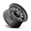 Alloy Wheel 15x8 ET-18 5x114.3 D558 Anza Matte GUN Metal Black Bead Ring Fuel