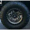   Alumínium felni 17x8.5 ET-6 5x127 D558 Anza Matte Gunmetal/Black Bead Ring Fuel