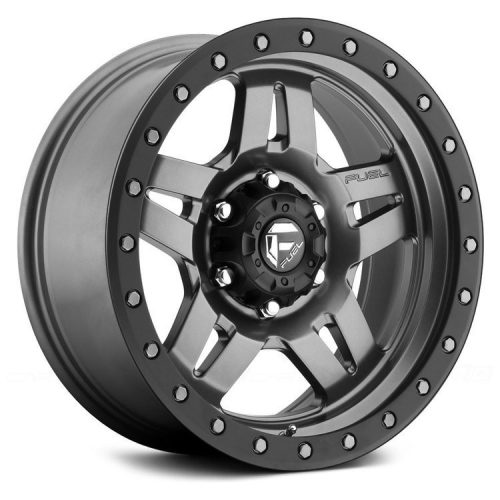 Alumínium felni 20x9 ET19 6x139,7 D558 Anza Matte Gunmetal/Black Bead Ring Fuel