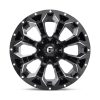   Alumínium felni 17x9 ET2 6x135/6x139,7 D576 Assault Gloss Black Milled Fuel
