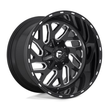   Alloy Wheel 20x9 ET1 6x135/6x139.7 D581 Triton Gloss Black Milled Fuel