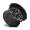   Alloy Wheel 20x9 ET1 6x135/6x139.7 D581 Triton Gloss Black Milled Fuel