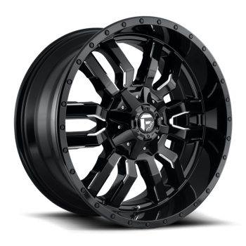   Alumínium felni 20x9 ET20 5x139.7/5x150 D595 Sledge Gloss Black Milled Fuel