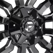 Alumínium felni 18x8 ET35 5x127/5x110 D596 Sledge Matte Black/Gloss Black Lip Fuel