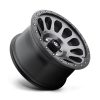   Alumínium felni 17x8.5 ET7 6x139,7 D601 Vector Matte GUN Metal Black Bead Ring Fuel