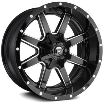   Alumínium felni 22x10 ET-24 6x135/6x139,7 D610 Maverick Gloss Black Milled Fuel