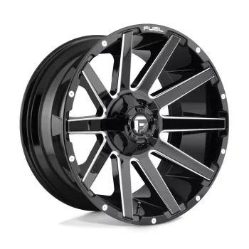   Alumínium felni 18x9 ET-12 5x114.3/5x127 D615 Contra Gloss Black Milled Fuel