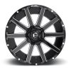   Alloy Wheel 20x10 ET-18 5x139.7/5x150 D615 Contra Gloss Black Milled Fuel