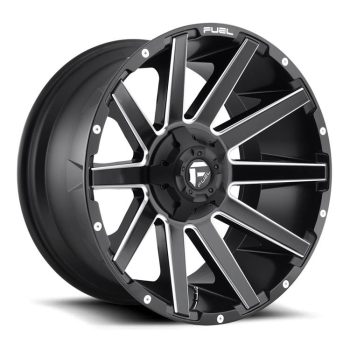   Alumínium felni 20x10 ET-19 6x135/6x139,7 D616 Contra Matte Black Milled Fuel