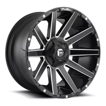   Alumínium felni 20x9 ET20 5x127/5x139.7 D616 Contra Matte Black Milled Fuel