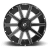   Alumínium felni 20x9 ET1 5x139.7/5x150 D616 Contra Matte Black Milled Fuel